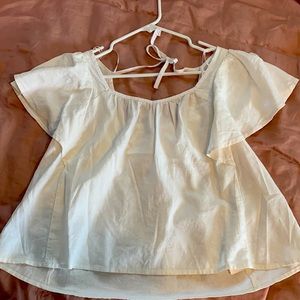 Brand new old navy white flowy tank